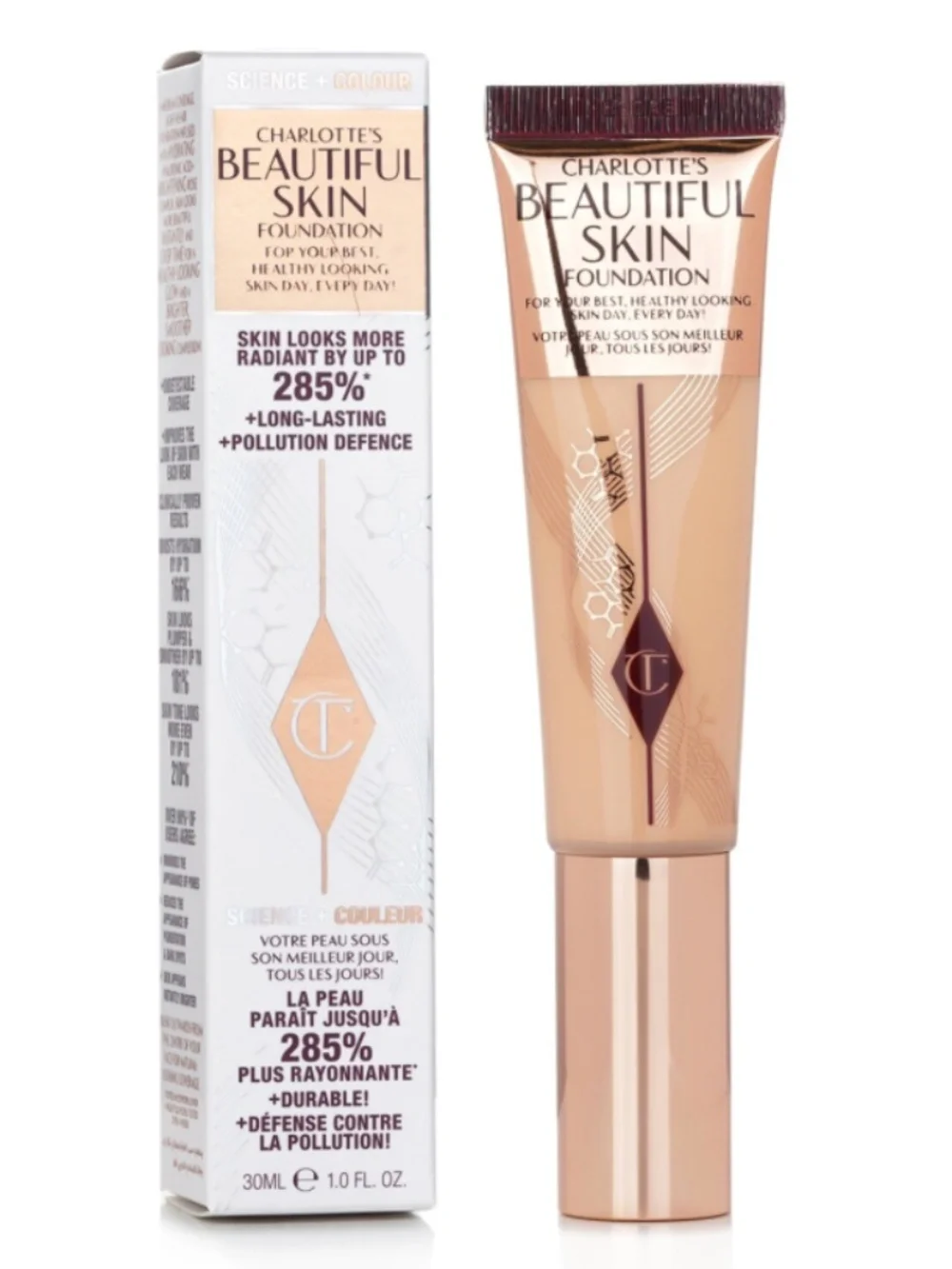 Charlotte Tilbury Beautiful Skin Foundation 30ml- 2 NEUTRAL